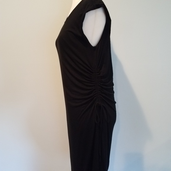 LOFT Outlet Black Sleeveless Dress Sz Large Petite - Picture 4 of 8
